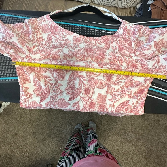 B Darlin Juniors Flutter Sleeve Floral Mini Summer Dress, Pink, Size 1/2 $69 NwT - Picture 16 of 16